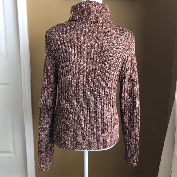 Cozy multicolor turtleneck sweater - Picture 3 of 7